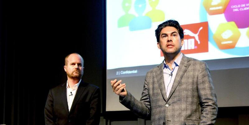 Nicolás Amado Vega - International Keynote Speaker and Brand Ambassador - Large audiences of up to 1.000 - Photo: right/Nicolás Amado, left/Mike Downs from Tubemogul; Santiago de Chile, IAB Event, 2013. Nicolás Amado Vega - International Keynote Speaker and Brand Ambassador - Large audiences of up to 1.000 - Photo: right/Nicolás Amado, left/Mike Downs from Tubemogul; Santiago de Chile, IAB Event, 2013.